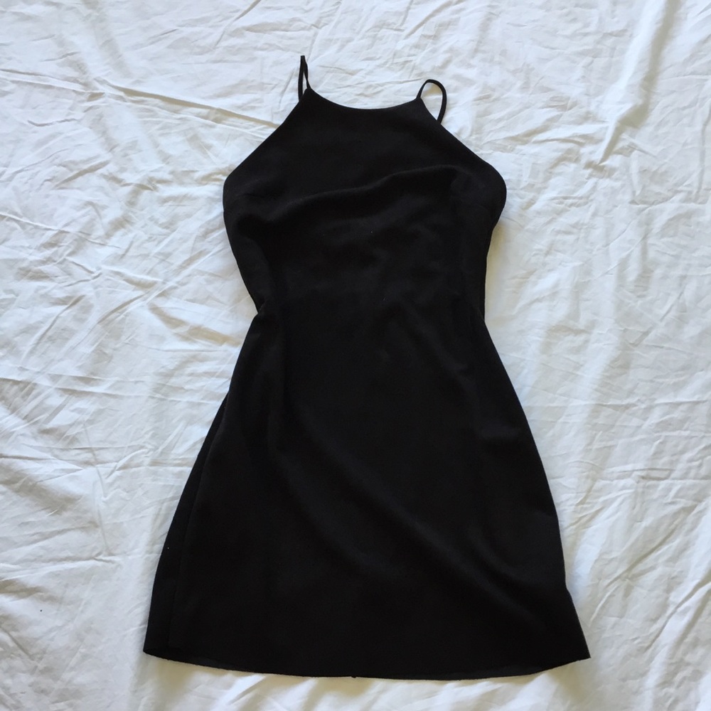 **BOGO Black Suede LA Mini Dress